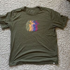 Cotopaxi Men's Olive Crewneck Logo T-shirt XL